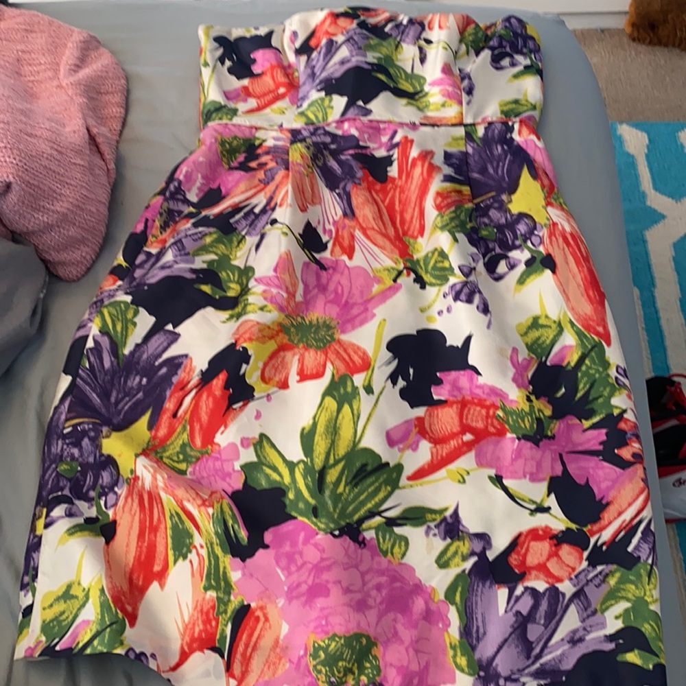 J crew floral dress worn once